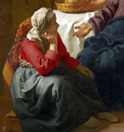 María escucha a Jesús - Johannes Vermeer