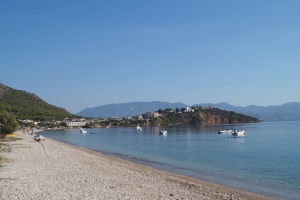 Una playa cerca de Céncreas